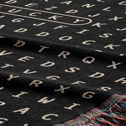 Kentucky Derby Word Search Studio Woven Throw Blanket, Designed With Meaning