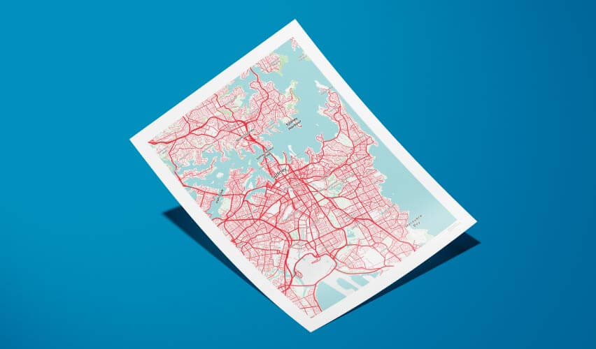 Custom City Map Artwork, Designed With Meaning