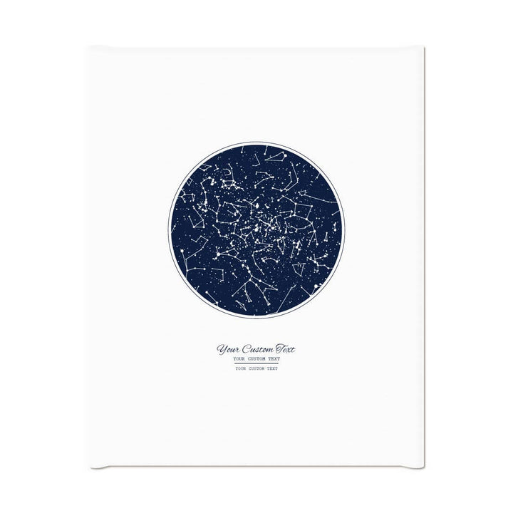 Wedding Guest Book Alternative, Star Map Print Personalized with 1 Night Sky, Wrapped Canvas#color-finish_wrapped-canvas