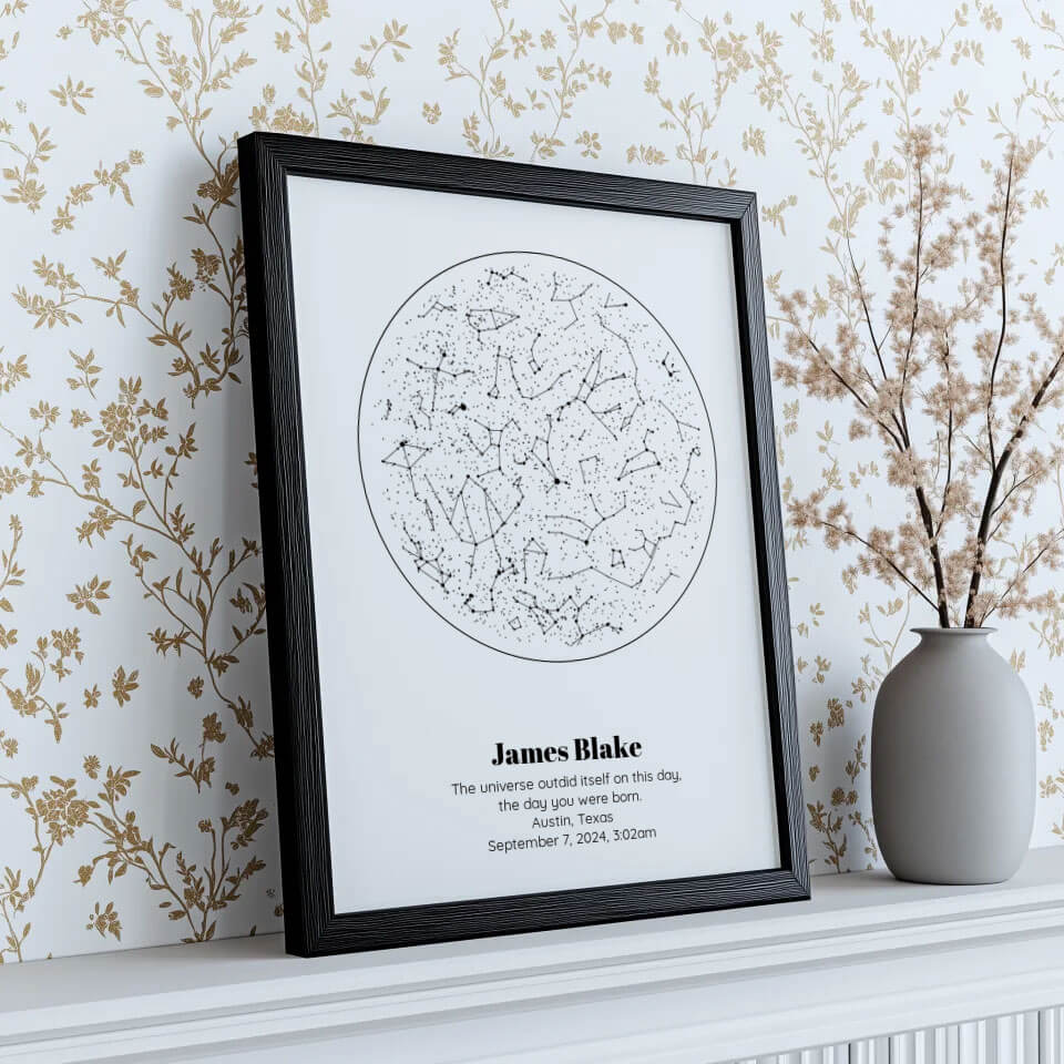 Custom Star Map Poster, Personalized Gift, Designed With Meaning