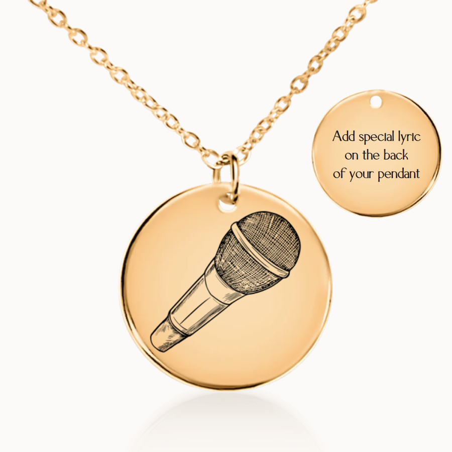 Taylor Swift Inspired Necklace, Gold Pendant Necklace, Gift for Her