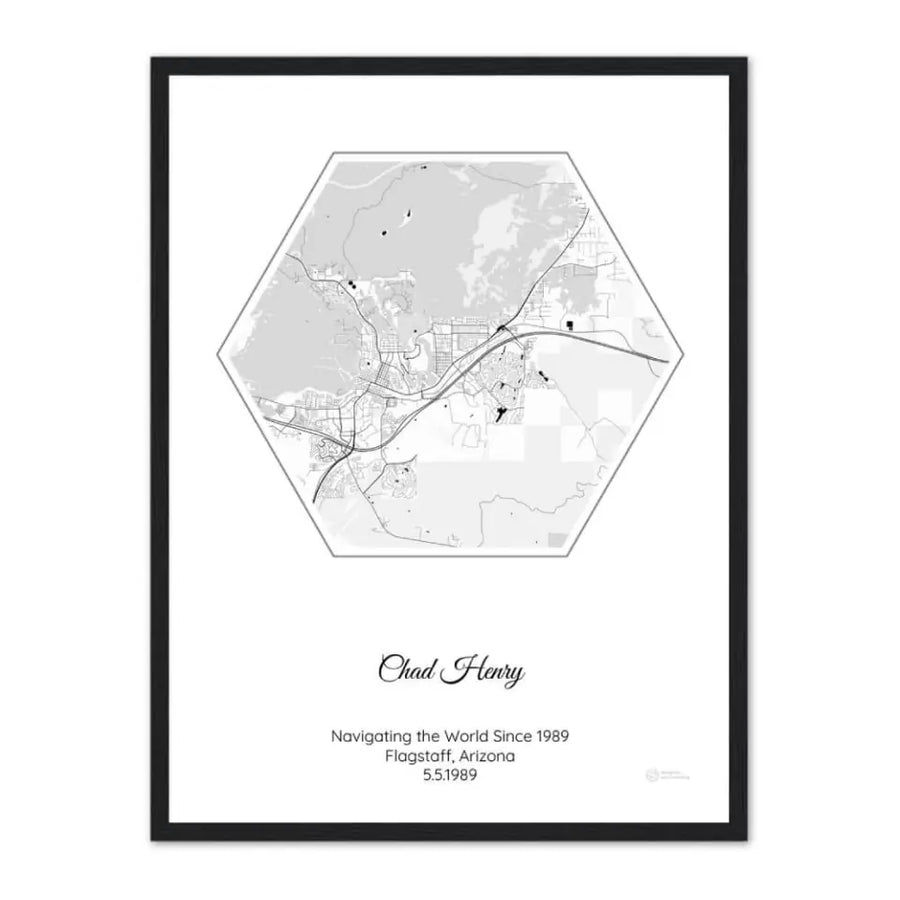 Personalized Gift for Men - Choose Star Map, Street Map, or Your Photo