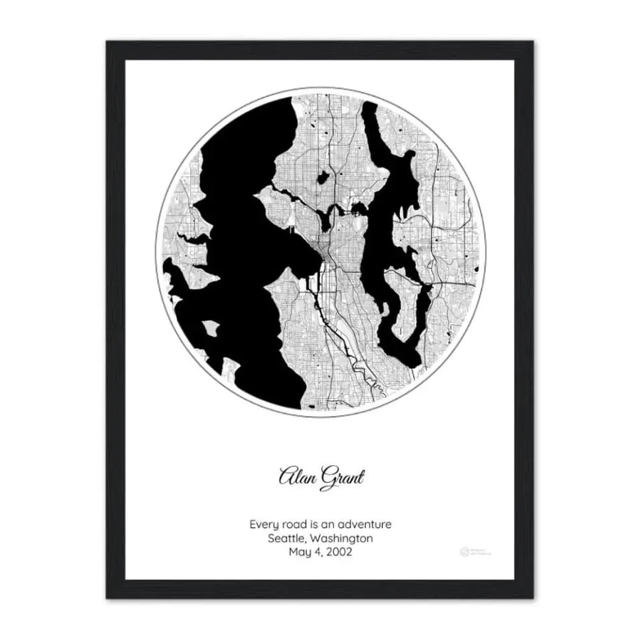 Personalized Gift for Him - Choose Star Map, Street Map, or Your Photo