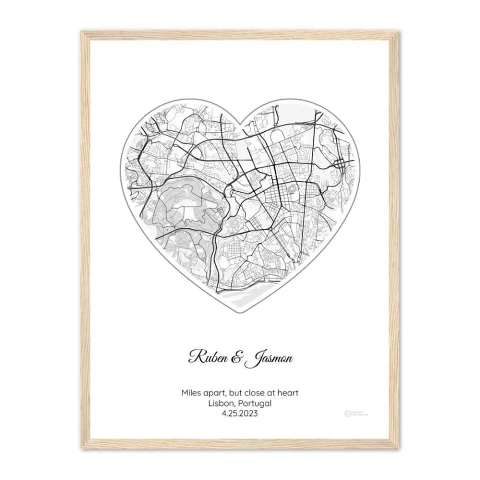 Personalized Goodbye Gift - Choose Star Map, Street Map, or Your Photo